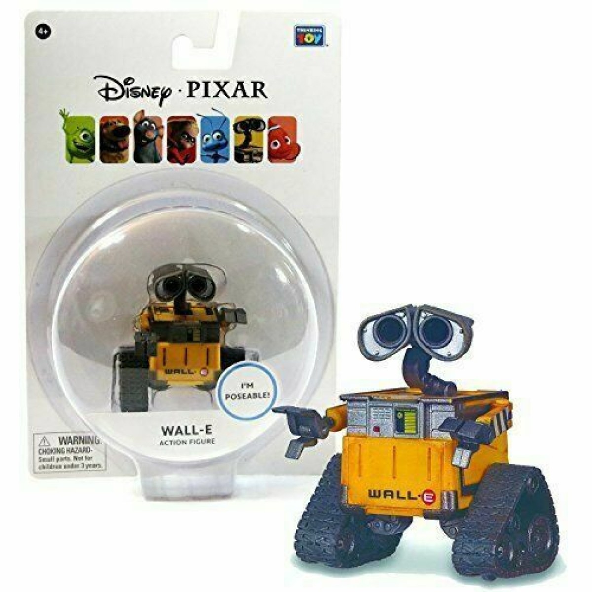 Disney Pixar 7cm Scale Mini Figure Wall E Argosy Toys