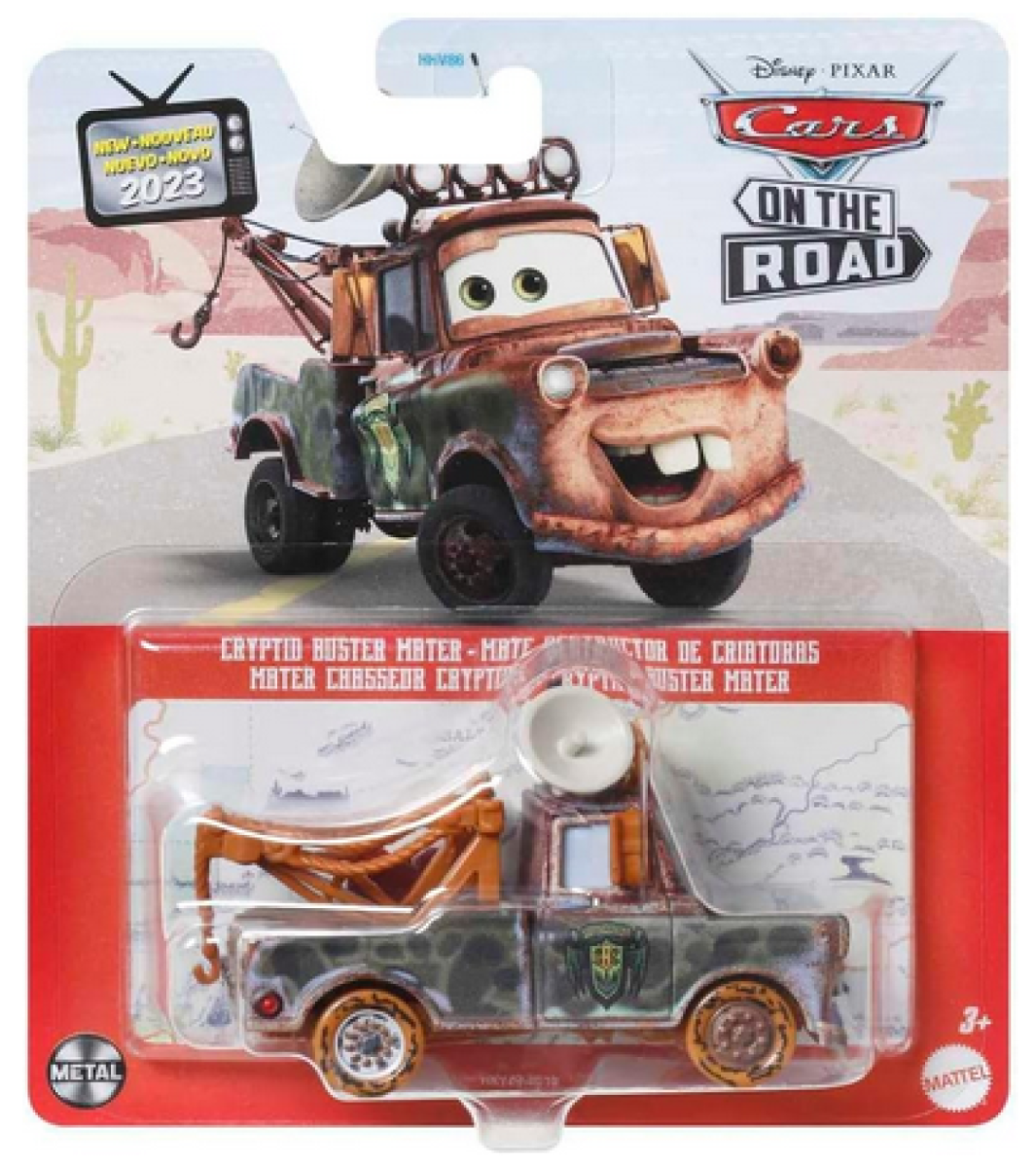 Disney Pixar Cars On The Road Cryptid Buster Mater ArgosyToys