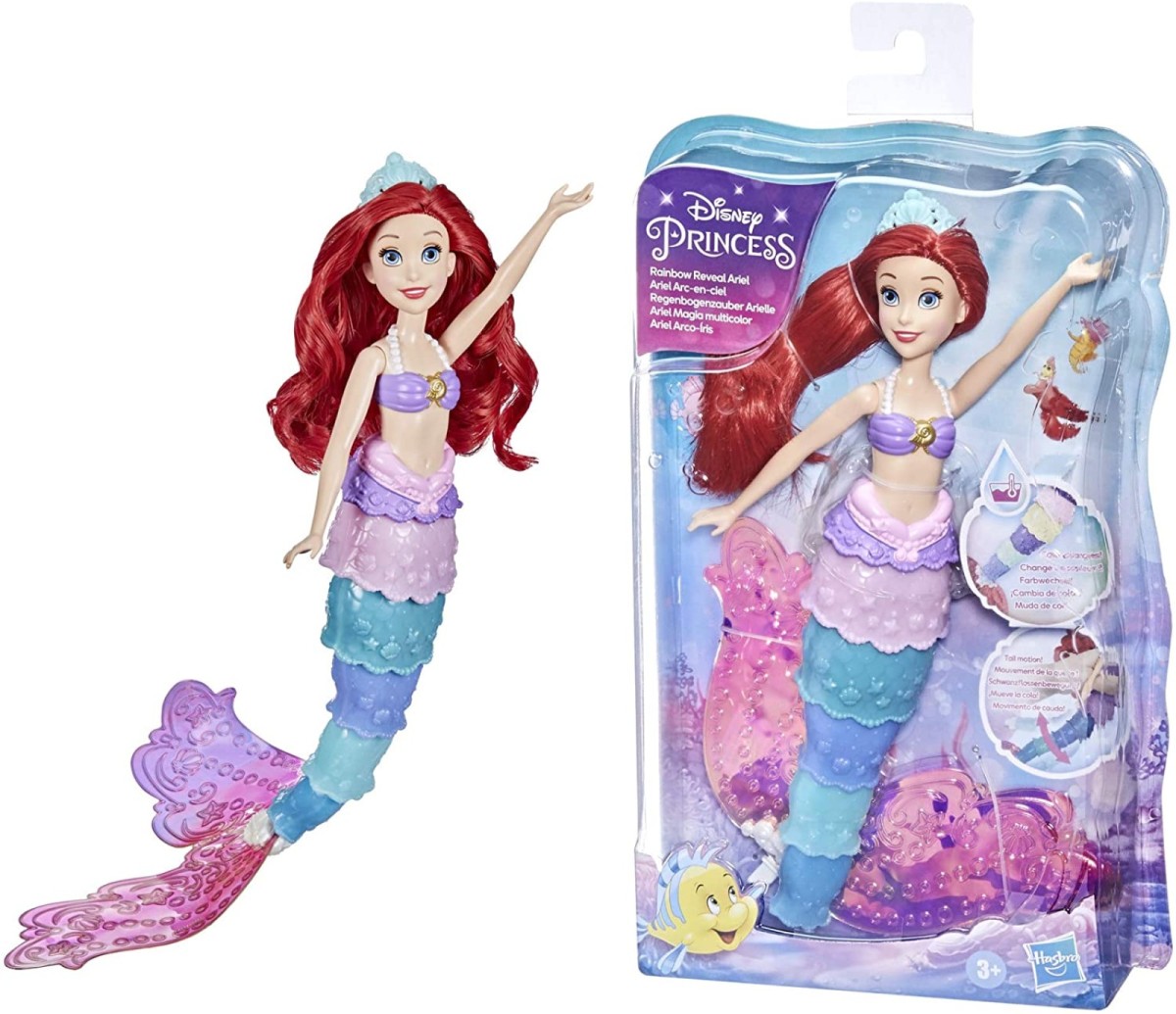 rainbow reveal ariel doll