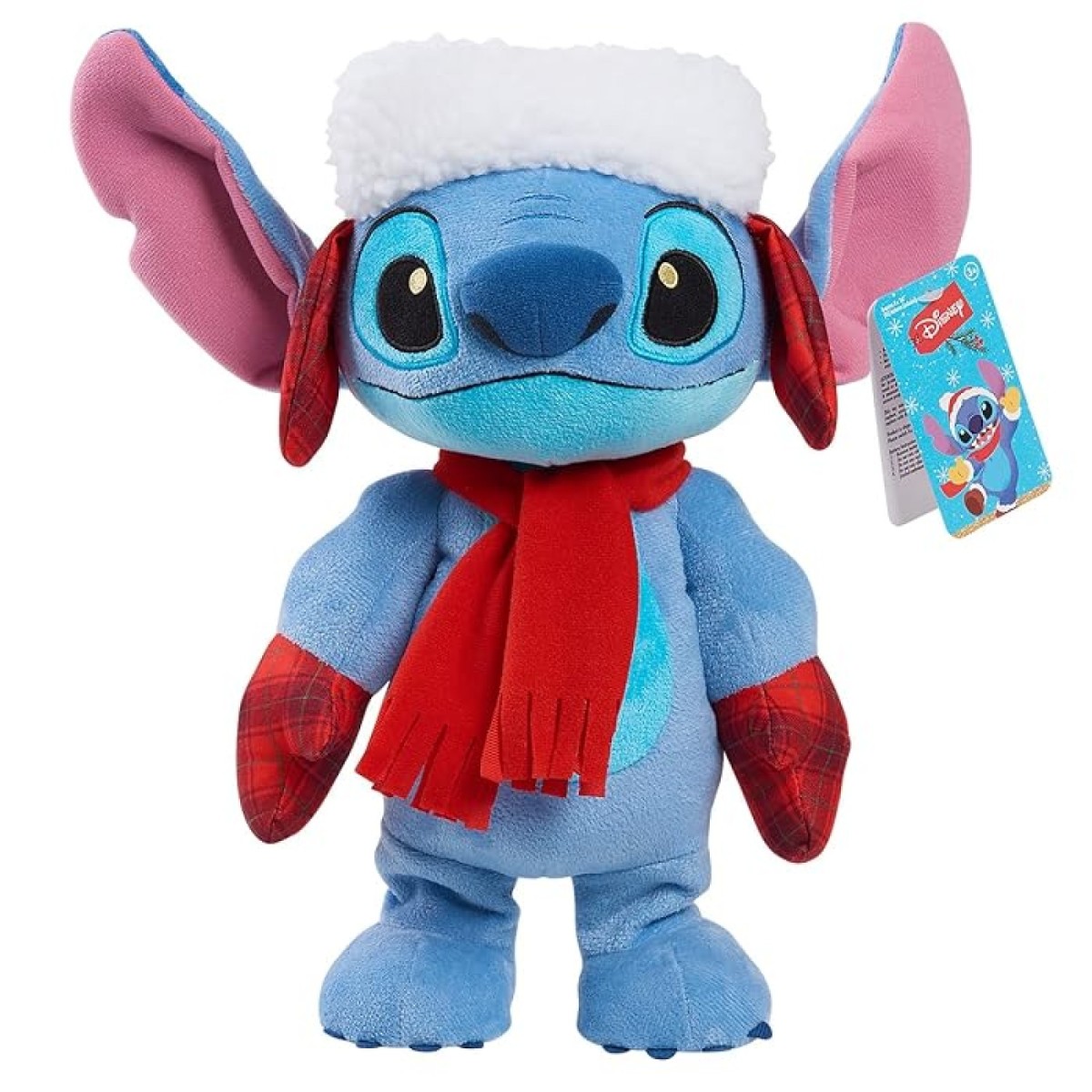 Disney Stitch Holiday Feature Plush Singing Dancing ArgosyToys