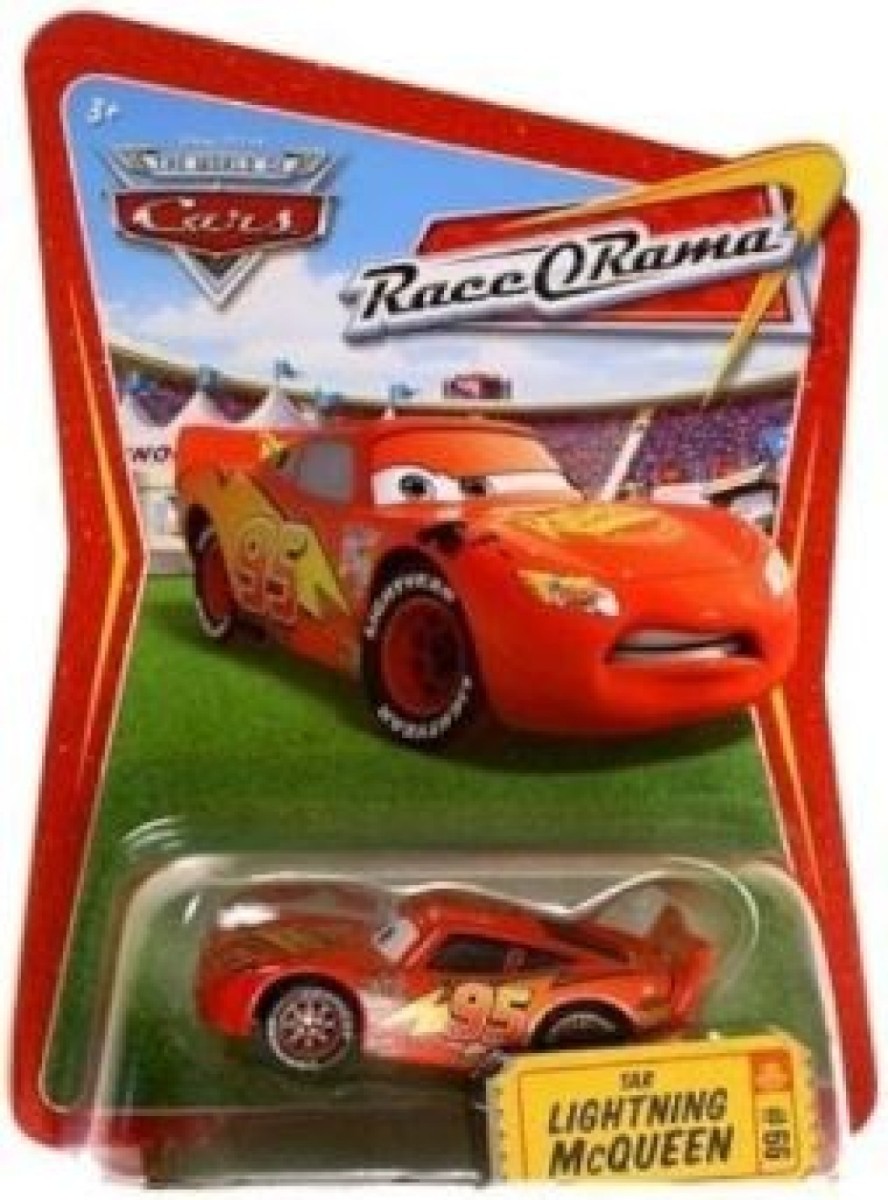 Disney World Of Cars Race-o-rama - Tar Lightning Mcqueen - Argosytoys.co.uk