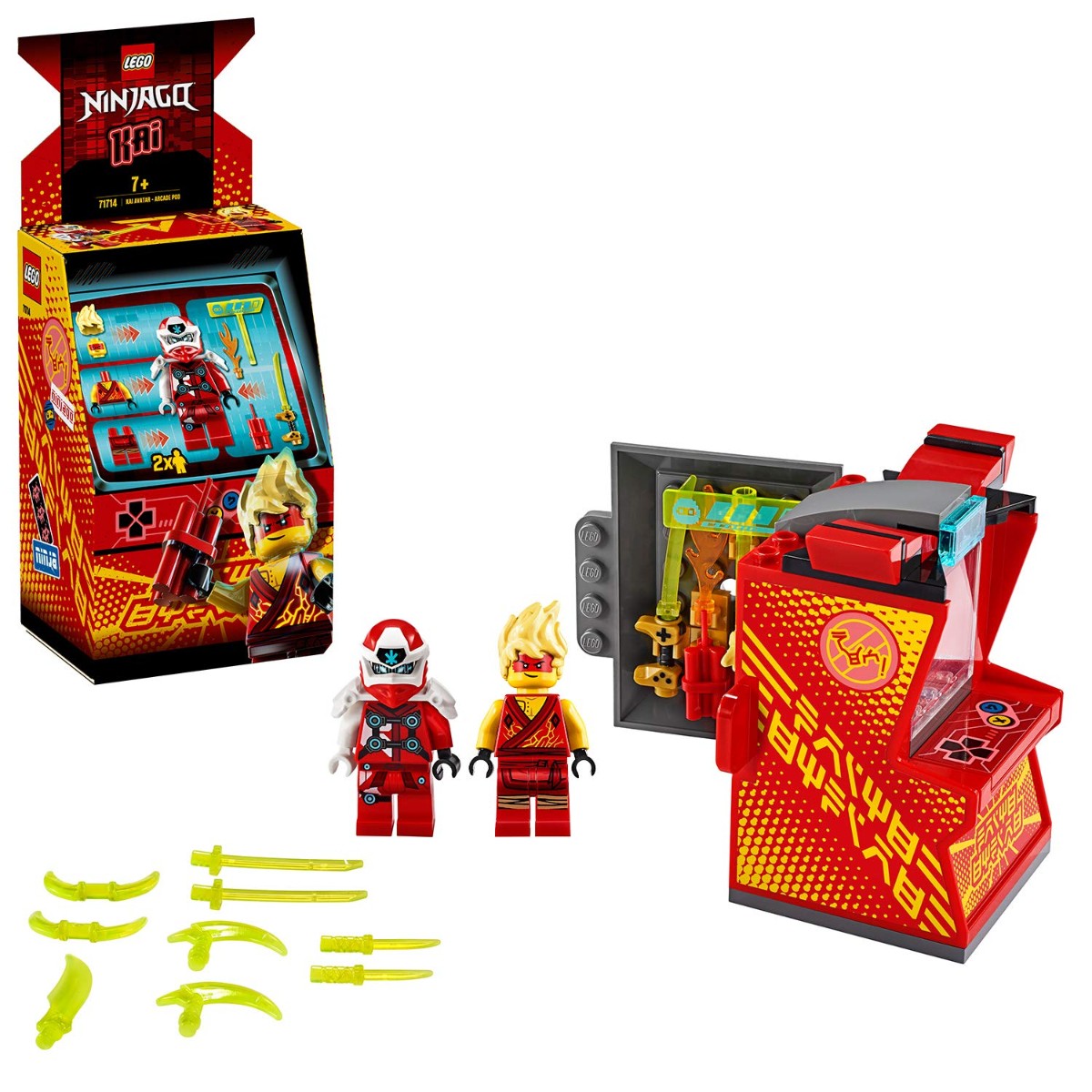 Lego 71714 Ninjago Kai Avatar Arcade Pod Argosy Toys