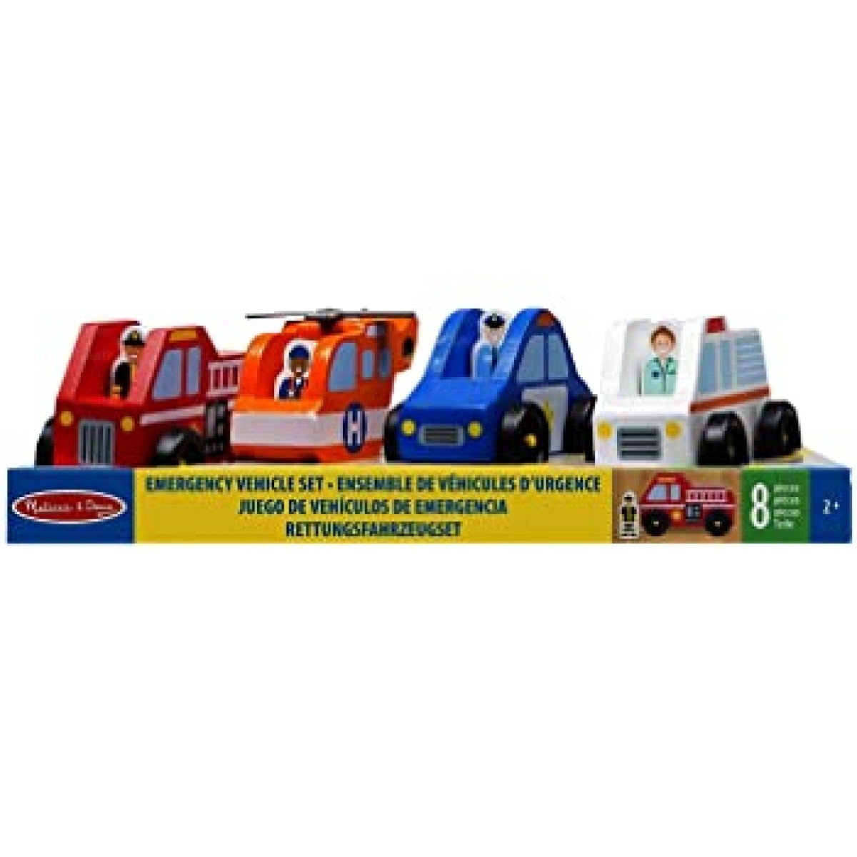 melissa and doug emergency vehicle set