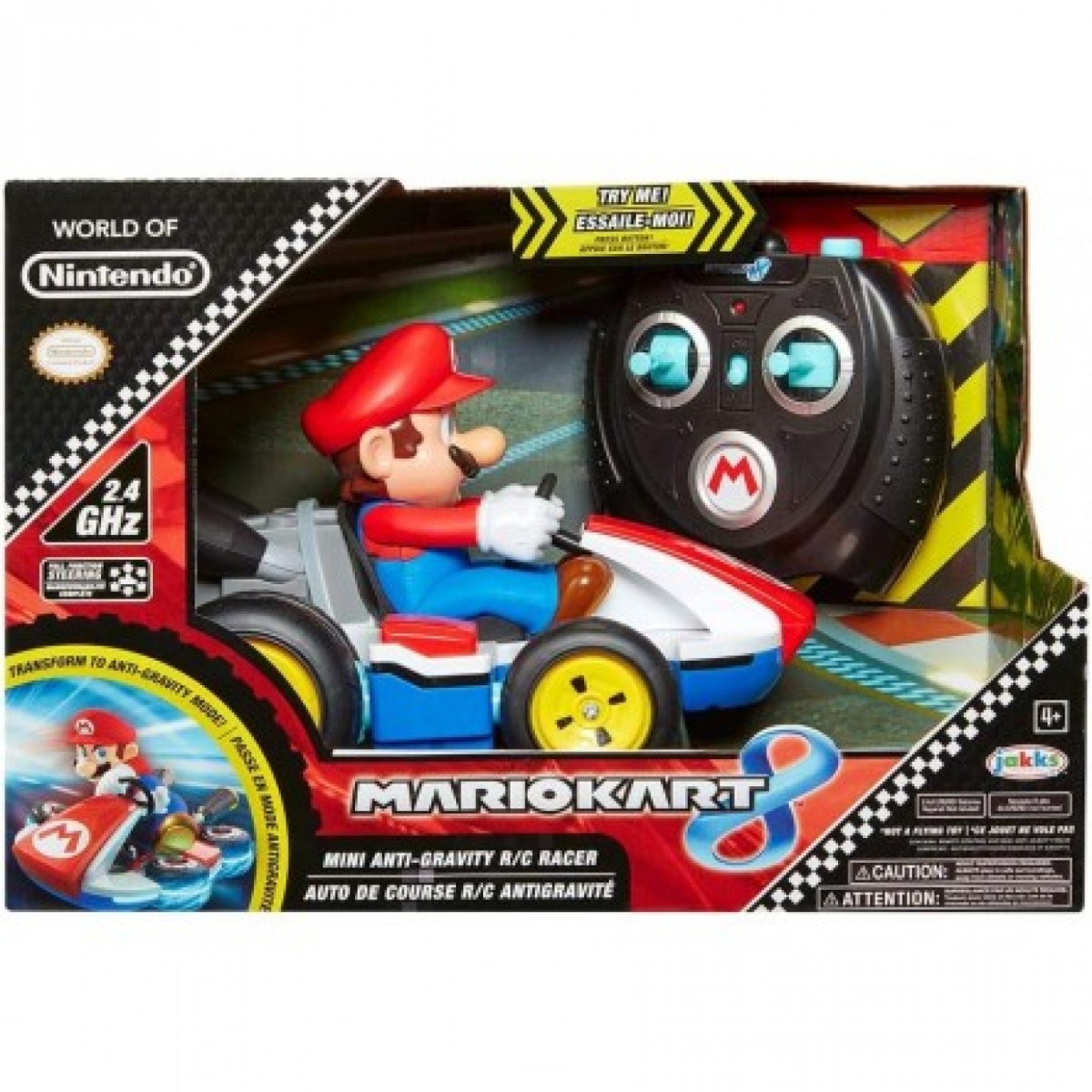 mario kart mini anti gravity remote control racer