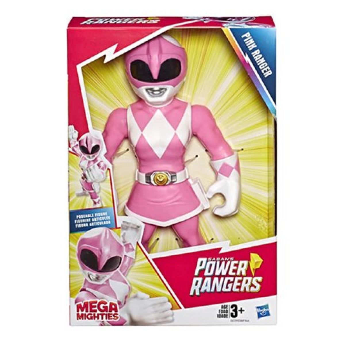 pink power ranger stuffed doll