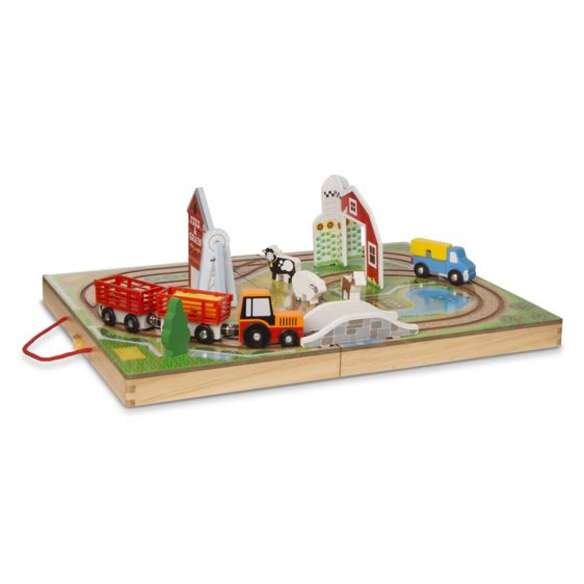 melissa and doug farm tractor