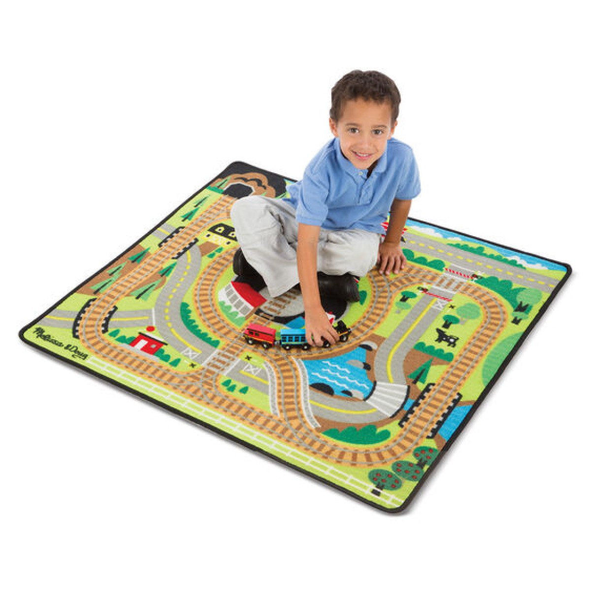 melissa and doug train mat