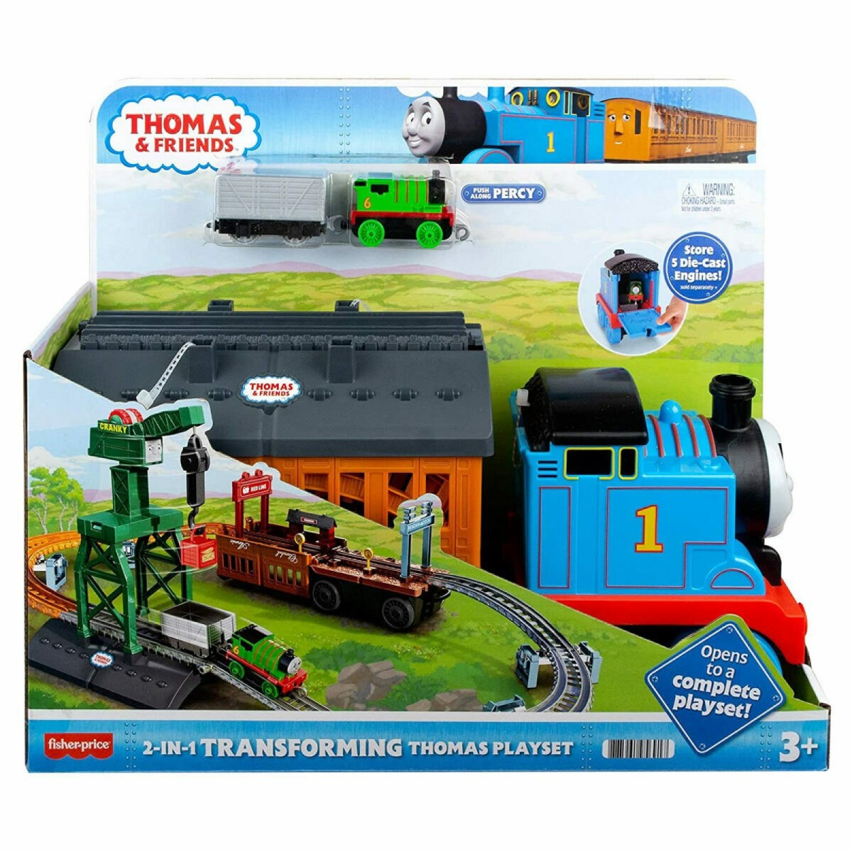 Fisher-Price Thomas Friends 3-in-1 Package Pickup Playset ...