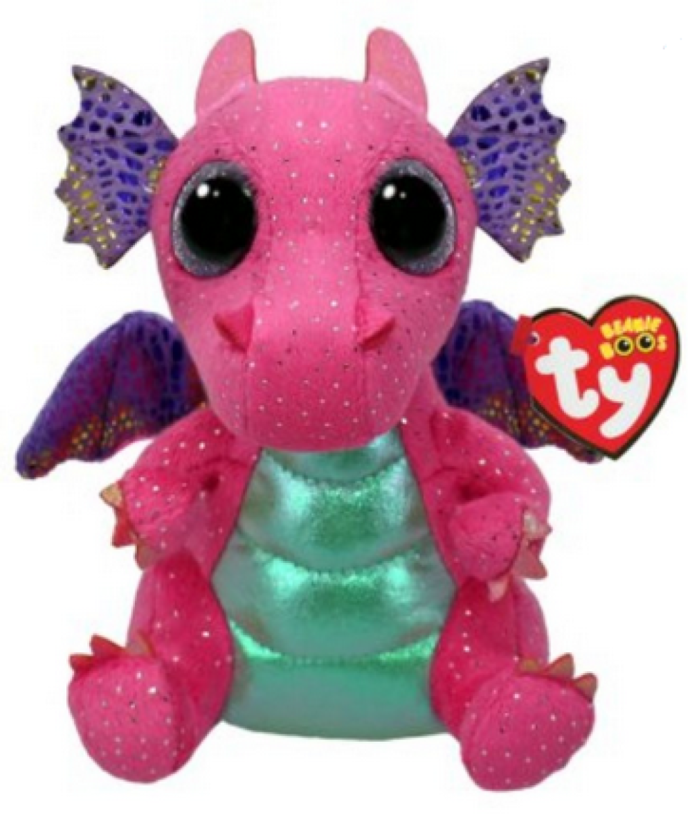 TY Beanie Boos 37361 Spitfire The Pink Dragon ArgosyToys