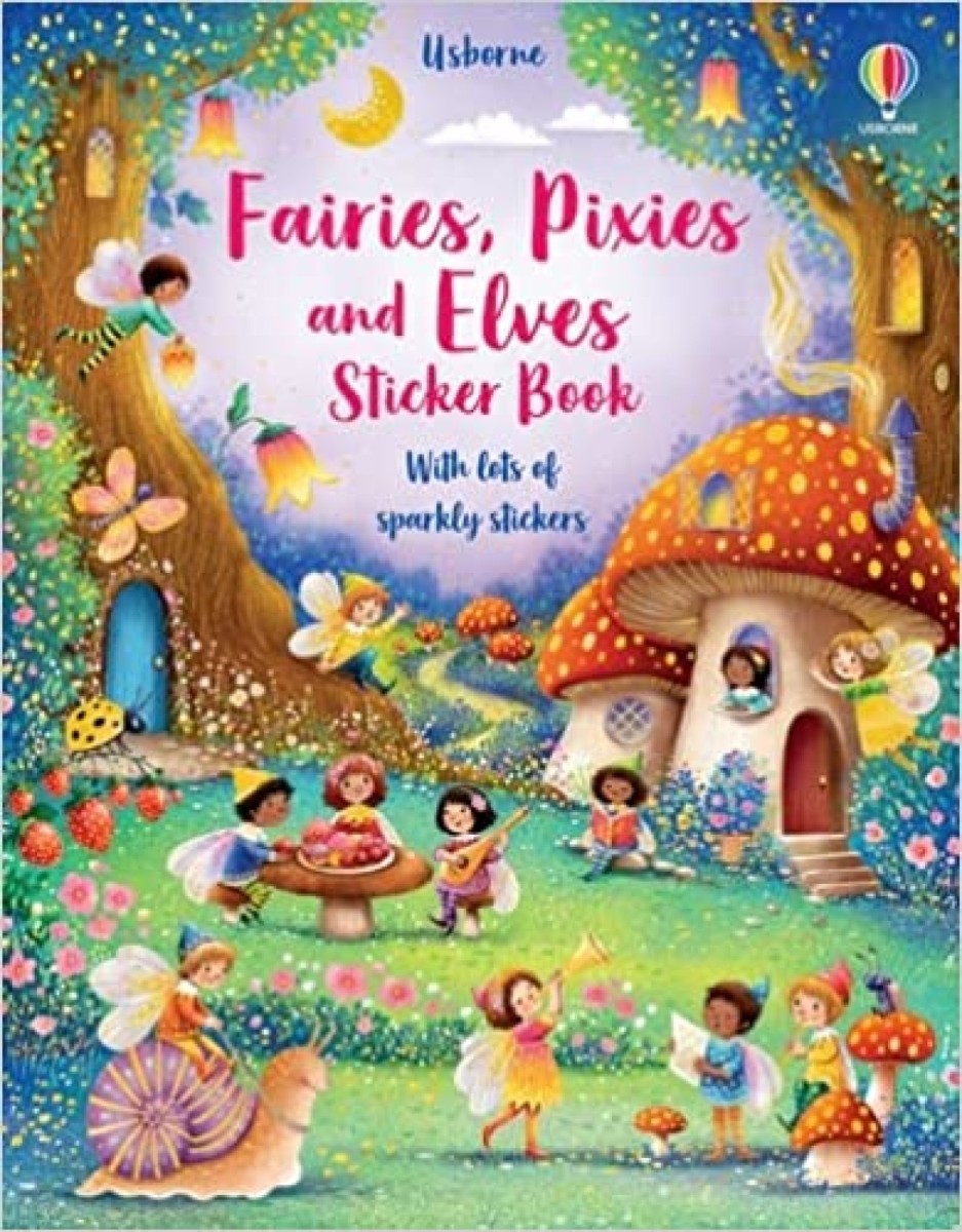 fairies pixies and elves sticker book