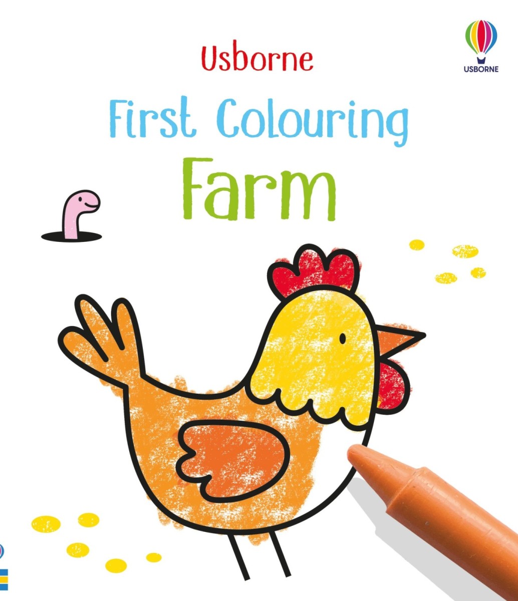 Usborne First Colouring Farm ArgosyToys.co.uk