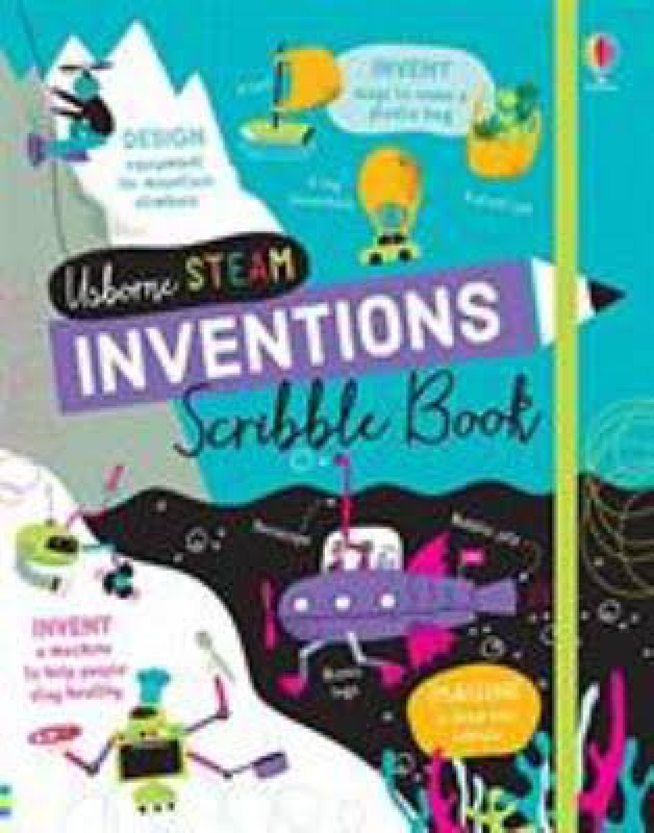 Usborne Steam Inventions Scribble Book Argosy Toys