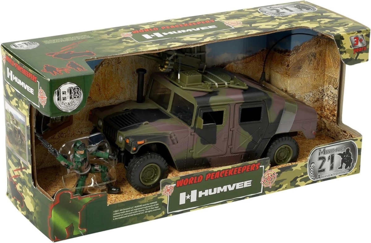 World Peacekeepers Humvee Assault Vehicle And Figures - Argosytoys.co.uk