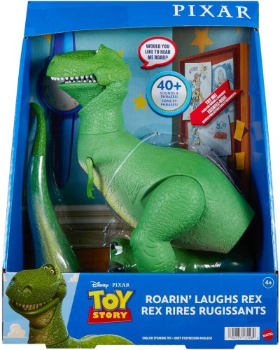 Disney Pixar Toy Story Roarin Laughs Rex HMM12 ArgosyToys