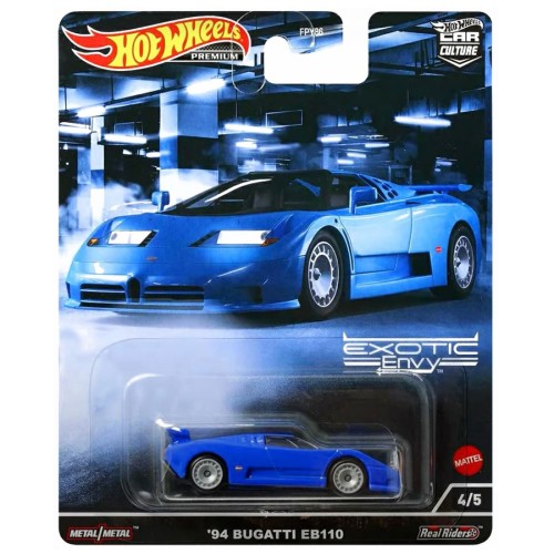 Hot Wheels Premium Car Culture Exotic Envy - '94 Bugatti EB110 4/5