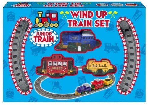 Wind Up Plastic Train Set Ty6666 Argosy Toys