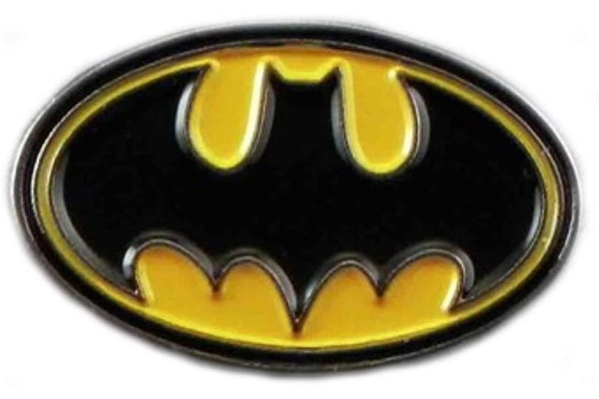 Batman Logo Sky Symbol Metal Enamel Pin Badge 