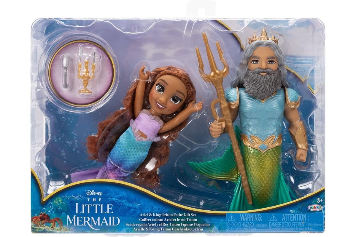 Disney The Little Mermaid Ariel & King Triton Petite Gift Set ...