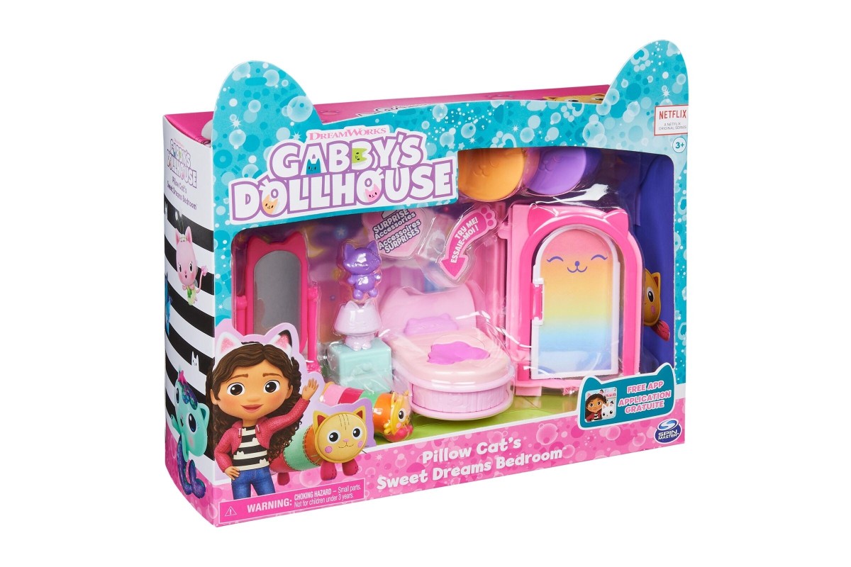 Gabby's Dollhouse Deluxe Room Set Assortment - One Supplied ...