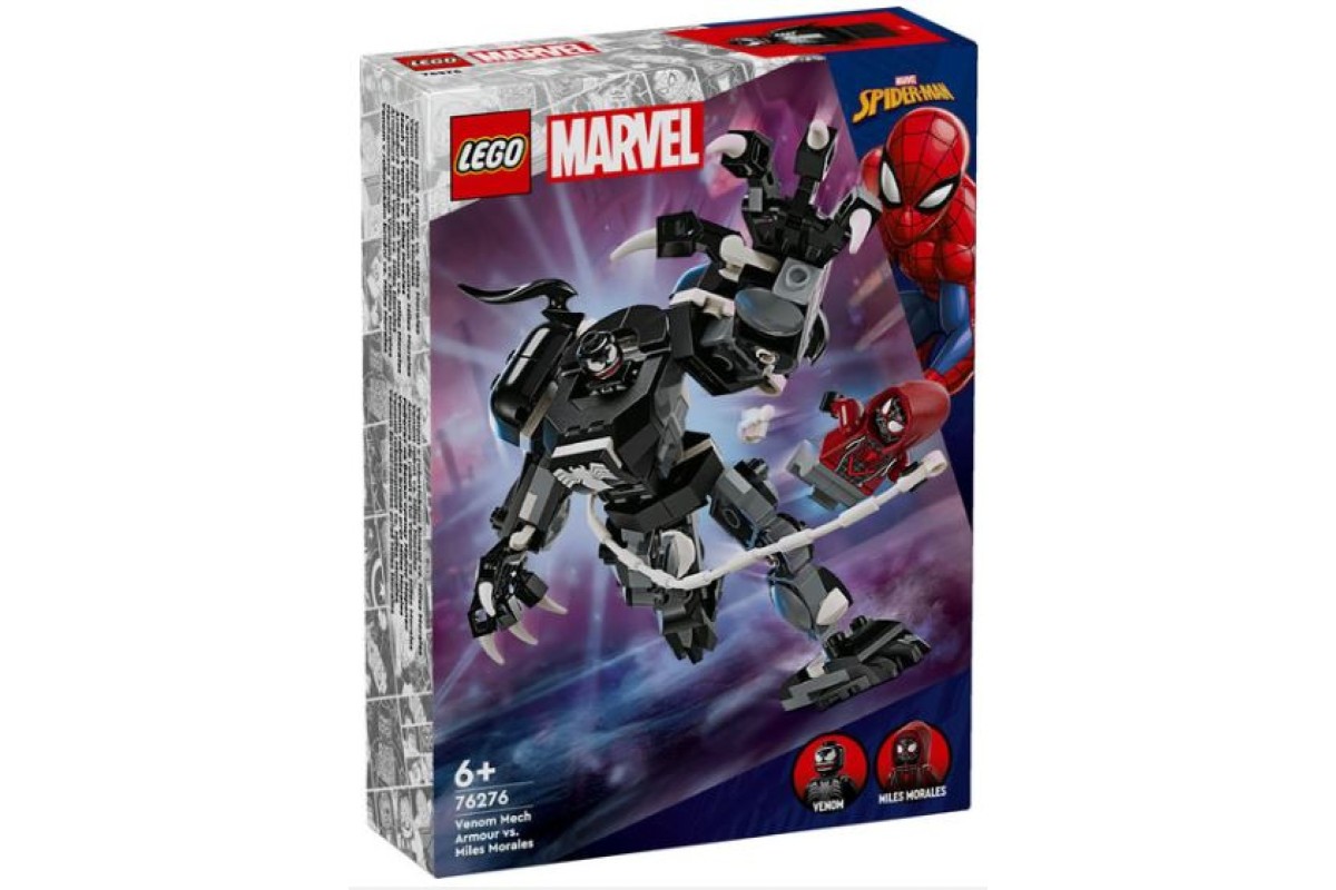 Lego 76276 Marvel Spider-Man Venom Mech Armor Vs Miles Morales ...