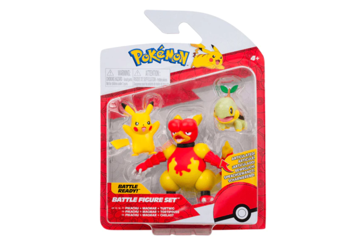 Comprar Pokemon multipack Pikachu, Magmar, Turtwig de Bizak