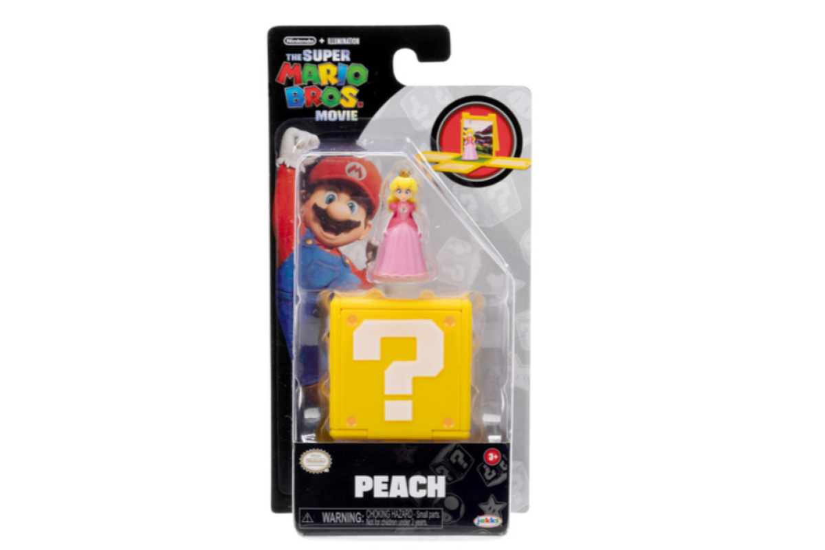 Jakks Pacific 5 LUIGI, PEACH TOAD Super Mario Bros Movie