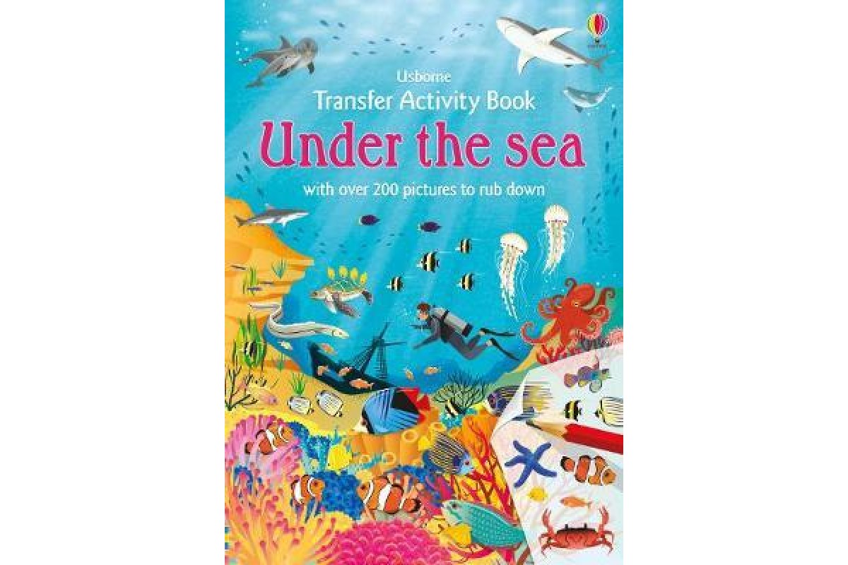 Usborne Transfer Activity Book Under The Sea Uk