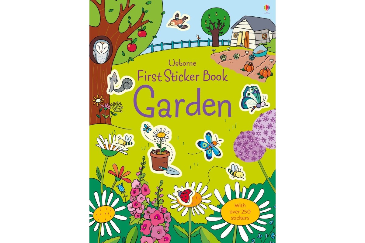 Usborne First Sticker Book GARDEN ArgosyToys.co.uk