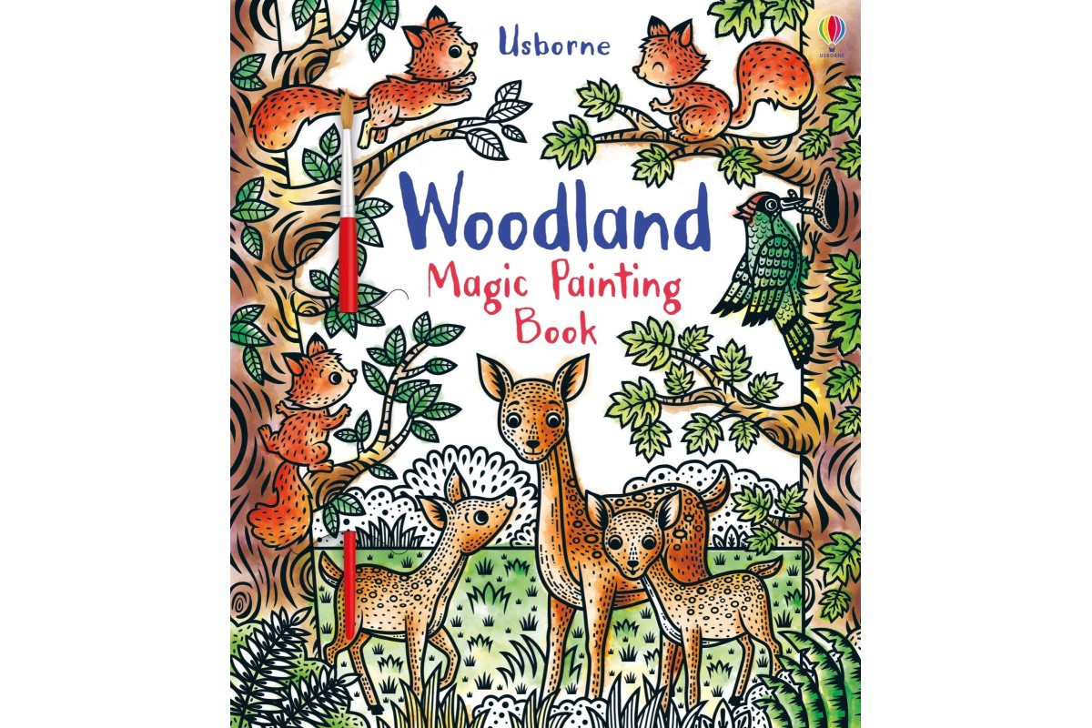 Usborne Woodland Magic Painting Book ArgosyToys.co.uk