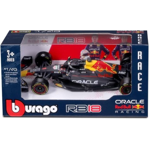 Bburago 1:43 F1 Car Assortment - Die-Cast Metal with Plastic Parts