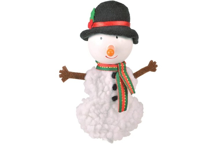 Fiesta Crafts Wooden Finger Puppet - Snowman - ArgosyToys.co.uk