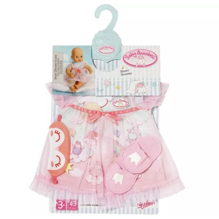 Baby Annabell Sweet Dreams Gown 39-46cm 705537