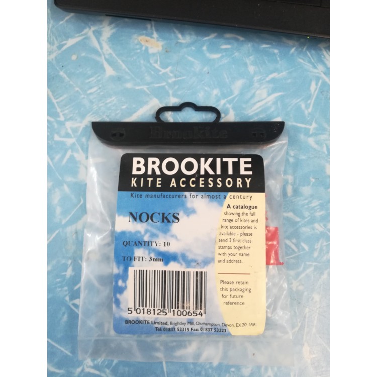 Brookite Kite Accessory Red nocks 3mm