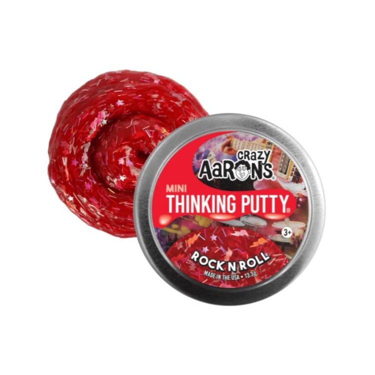 Crazy Aaron s Thinking Putty Mini Tin ROCK N ROLL