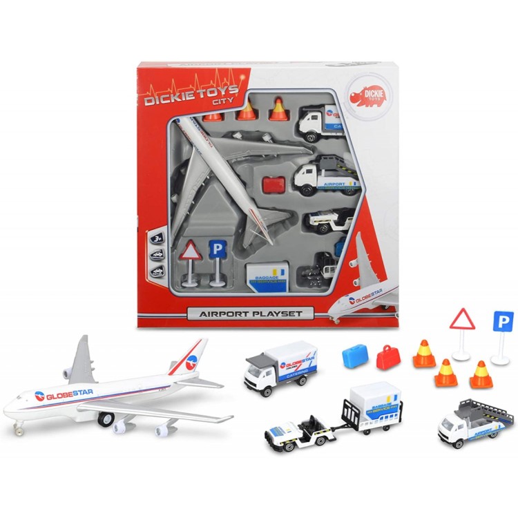 Dickie Toys Airport Plane Playset ArgosyToys