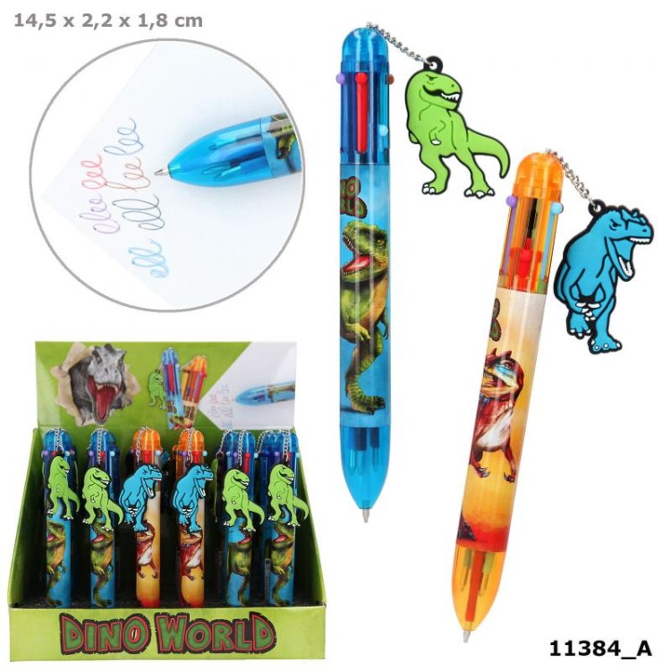 Dino World Multi Coloured Pen 411384