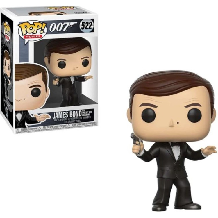 Funko Pop! 007 522 James Bond From The Spy Who Loved Me (Sun Damaged)