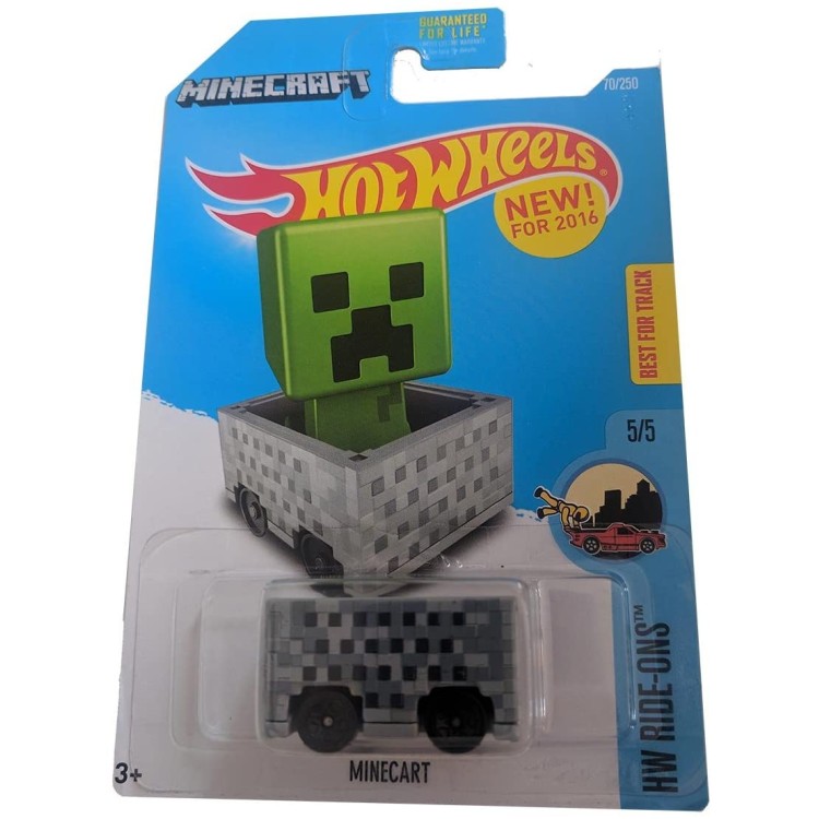 hot wheels minecraft cart