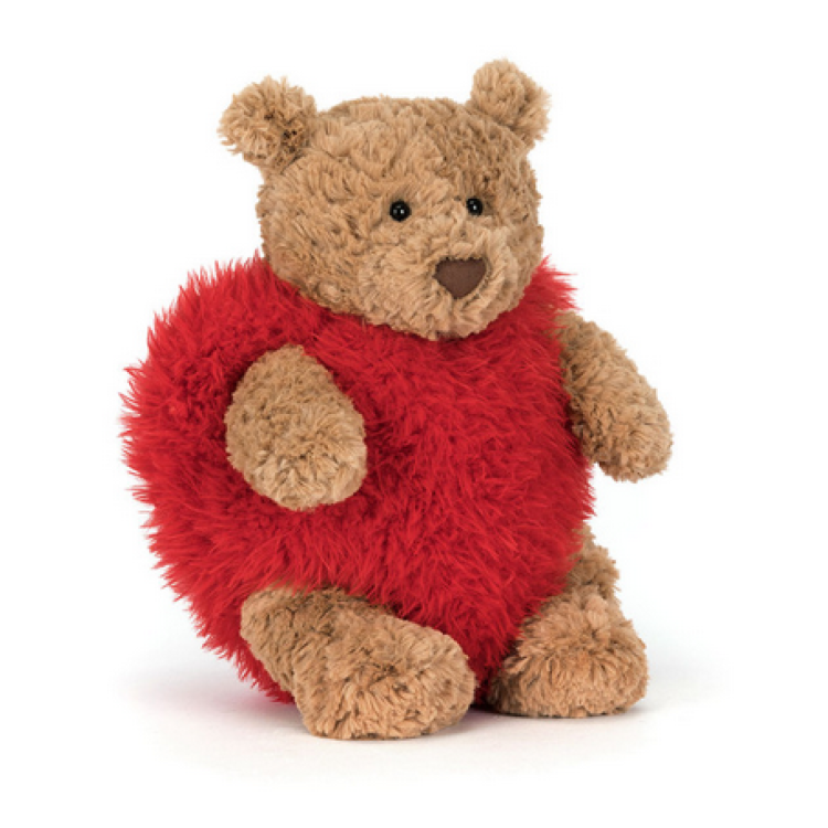 Jellycat Bartholomew Bear 'Heartthrob' (Valentine's Day 2025) BARL2HE