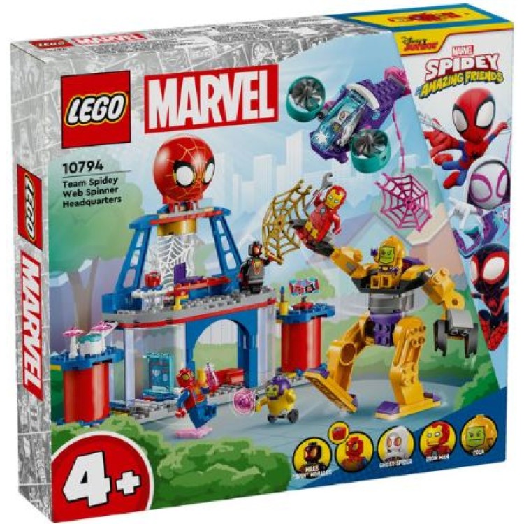Lego 10794 Marvel Spidey And His Amazing Friends Team Spidey Web Spinner Headquaters