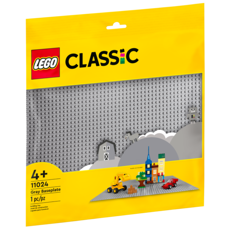 Lego 11024 Classic Gray/ Grey Baseplate 2022 Edition