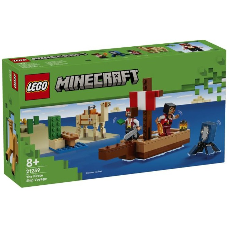 Lego 21259 Minecraft The Pirate Ship Voyage