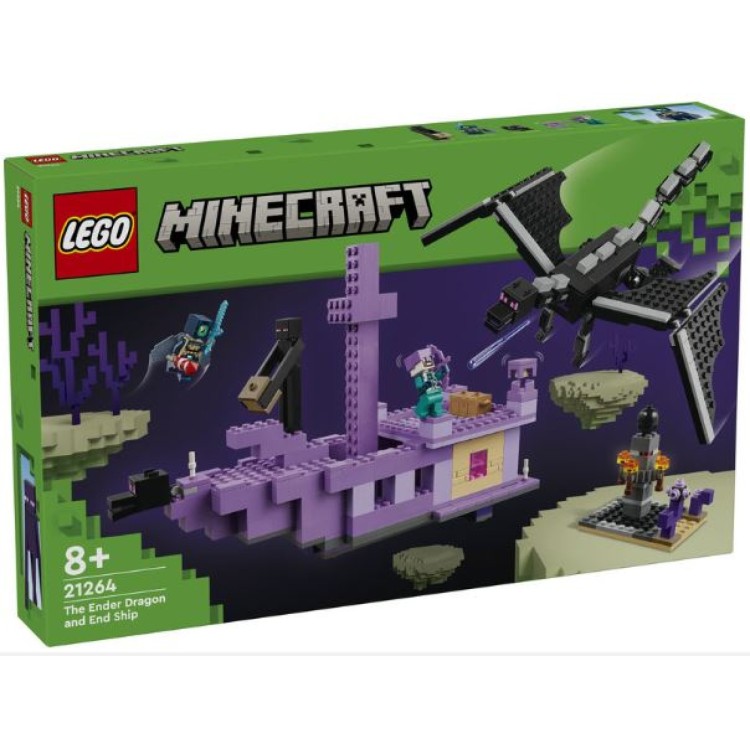 Lego 21264 Minecraft The Ender Dragon and End Ship