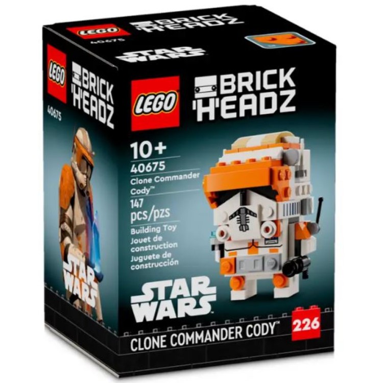 Lego 40675 Brickheadz Star Wars Clone Commander Cody ArgosyToys