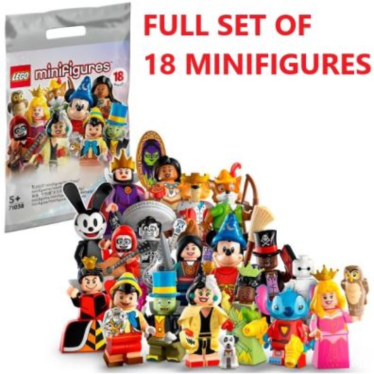 Lego 71038 Minifigures Disney 100th Anniversary Full Set except for number 10, Ernesto De La Cruz.