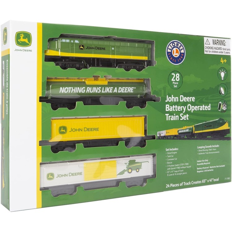 Lionel John Deere Battery Operated Train Set