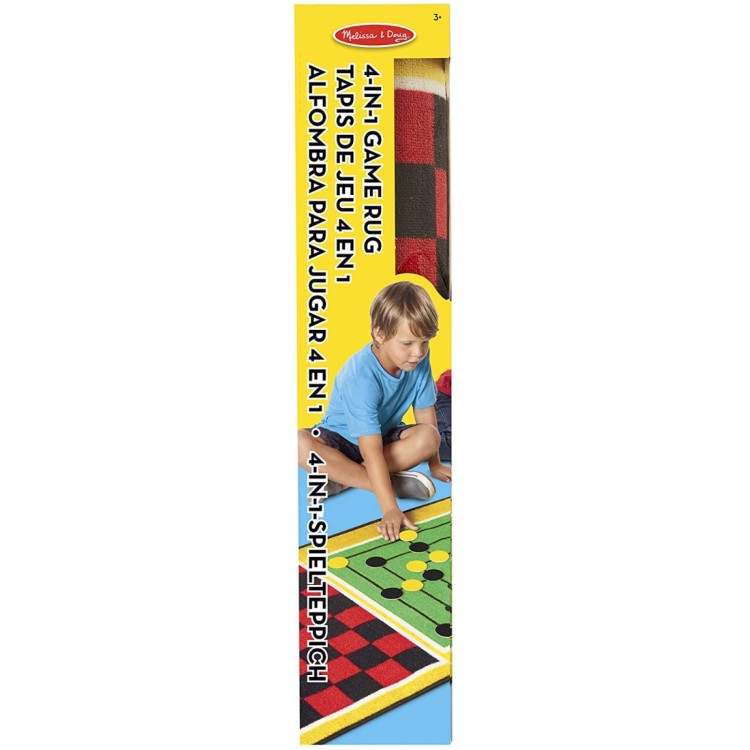 Melissa & Doug 4 in 1 Game Rug 78.5 x 26.5 inches