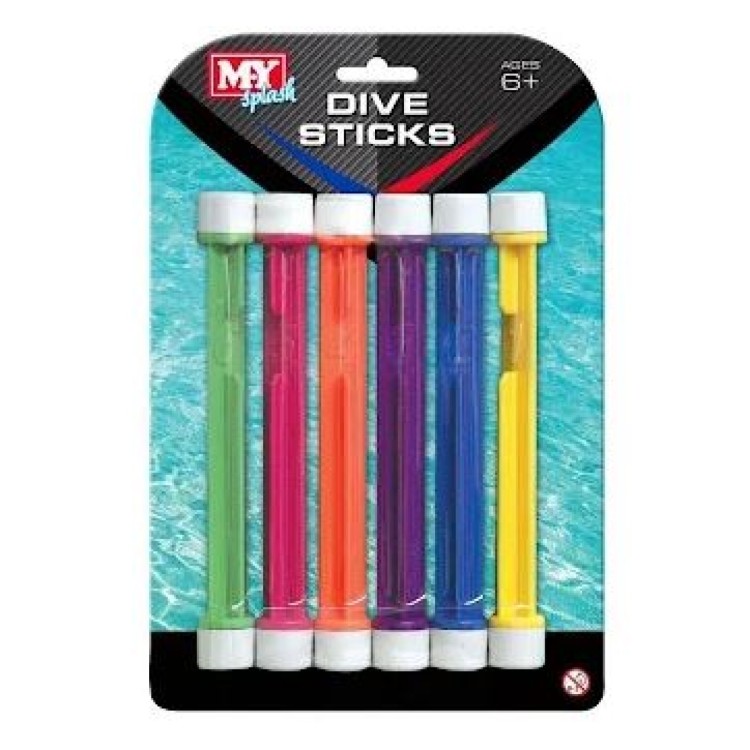 MY Splash 6 Pack of Dive Sticks TY8263