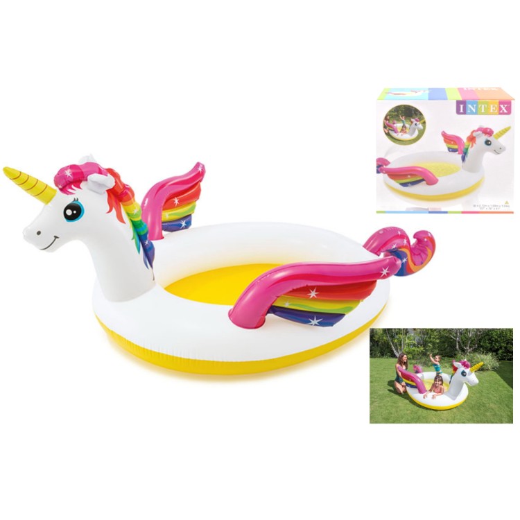 intex pool mystic unicorn spray pool