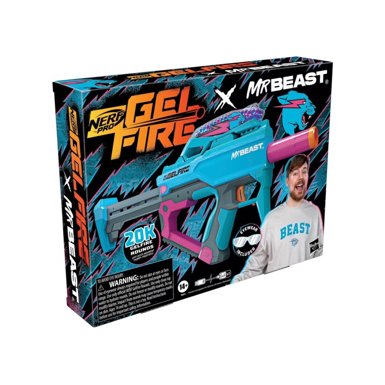 Nerf Pro Gelfire Mythic Blaster X Mr Beast F7633